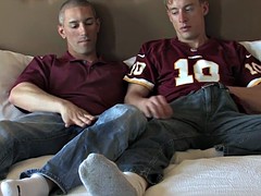 Army cadets sixtynining before masturbating