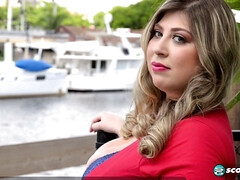 Gorda, Culo grande, Tetona, Hembra, Masturbación, Tetas naturales, Al aire libre, Solo