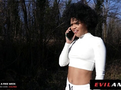 Zwart, Dubbele penetratie, Zwart, Gapende, Interraciaal, Man man vrouw, Ruw, Trio