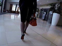 Amateur, Gorda, Tacones, Lencería, Coño, Afeitado, Medias largas, Adolescente