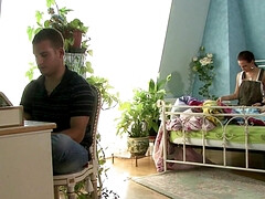 Mamada, Morena, Polla, Sexo duro, Pequeña, Ruso, Adolescente, Tetas