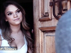 Sucer une bite, Brunette brune, Tir de sperme, En levrette, Hard, Hd, Chatte, Rasée