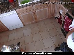 Kont, Oudere vrouw, Hondjeshouding, Kut duiken, Mager, Stiefmoeder, Zuigen, Tiener