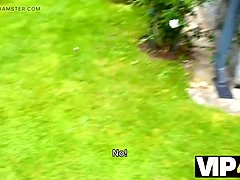 Mooi, Europees, Hd, Buiten, Twee staartjes, Kut duiken, Tieten likken, Vrouw