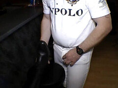 Blond, Laarzen, Voeten, Voeten fetish, Voetbeurt, Duits, Masturbatie, Rijpe lesbienne