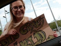 Amerikaans, Auto, Lul, Flashing, Orgasme, Buiten, Slipje, Openbaar