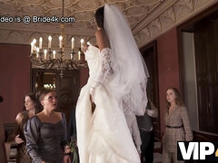 Asiatisch, Braut, Betrug, Hd, Öffentlich, Sohn, Strümpfe, Hochzeit