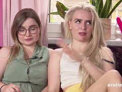 Doigter, Hd, Lesbienne, Léchez, Orgasme, Chatte, Rasée, Jouets