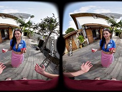 VR Conk Sexy Bella Luna gets fucked hard in one piece Nico Robin parody VR porn