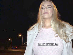 Grosser schwanz, Blasen, Auto, Tittenfick