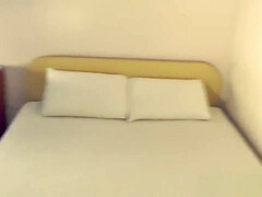 Petite Asian MILF fucks white cock pov