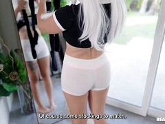 Shameless cosplay teen breathtaking adult scene