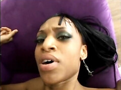 Américain, Cul, Gros cul, Noire, Éjaculer dans la bouche, Queue, Noir ébène, Hd