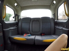 Sophia Grace rides cabbie's cock in the car