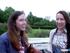 デカチン, デカパイ, フェラチオ, 模索, Hd, パーティ, ティーン, 三人