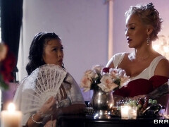 お尻, 黒人, フェラチオ, チン, 異人種間, オマンコ, オッパイの, 濡れ