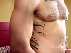 素人, デカチン, チン, ゲイ, マスク, オナニー, 一人