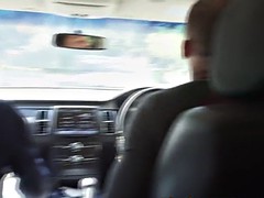 Interracial realtor sucks bigcock POV in trio