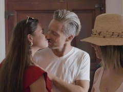 デカパイ, ブロンド, フェラチオ, 車, ヨーロピアン, オナニー, ピアス, ハメ撮り