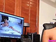 Asiático, Transexual asiatica, Masturbación, Transexual, Solo