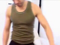 nice youngster tied by his buddy and teased
