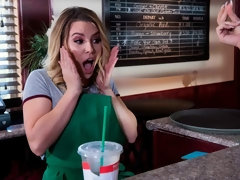 お尻, ブロンド, キス, キッチン, レズビアン, なめる, 剃毛, ストリッピング