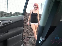 Amateur, Plage, Grossier, Petite amie, Culottes ou slips, Rasée, Fumer, Adolescente