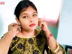 Mili Bhabi Hindi Hotel Sex with Desi Girl Tight Pussy Fuck - Clear Audio XXX