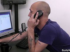 Cul, Gros seins, Sucer une bite, Hard, Hd, Bureau, Réalité, Adolescente