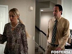 フェラチオ, 茶髪の, 顔射, 眼鏡, Hd, 母, フェラする, 三人