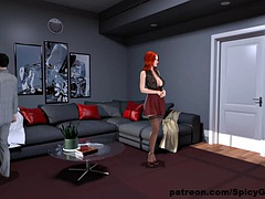 3d, Анальный секс, Большие сиськи, Семяизвержение, Двойное проникновение, Милф, Развязные, Сиськи