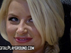 デカ尻, デカパイ, ブロンド, イく瞬間, チン, Hd, レズビアン, ラフ