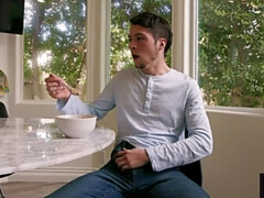 Blondine, Schwanz, Hd, Lecken, Zierlich, Rotschopf, Stiefmutter, Strümpfe