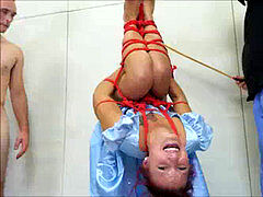 Анальный секс, Из жопы в рот, Садо мазо, Бондаж, Экстремальный секс, Затыкание рта, Тощие, Порка