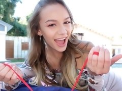 Blond, Pijpbeurt, Hondjeshouding, Vingeren, Handbeurt, Geschoren, Mager, Tiener