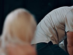 Big tits busty mature transvestite bareback banged by stud after blowjob