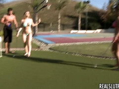 Nana, Gros cul, Blonde, Collège université, Groupe, Pov, Pute, Étudiant