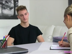 Enthousiasteling, Sperma, Voeten, Vrouw, Fetisj, Handbeurt, Likken, Kut duiken