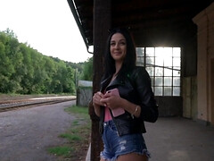 イマラチオ, バック, 女, Hd, アウトドア, 公共, ティーン, オッパイの