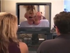 ブロンド, 茶髪の, カップル, 下着, 淫乱熟女, 穴開きパンティ, ハメ撮り, 赤毛