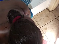 Leie, Grosse titten, Schwarz, Blasen, Milf, Ablutschen, Titten, Ehefrau