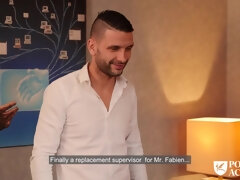 Большая жопа, Большие сиськи, Брюнетки, Семяизвержение, Латиноамериканки, Студентка, Втроем, Униформа