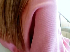 Blond, Pijpbeurt, Stel, Hondjeshouding, Buiten, Doordringend, Kut duiken, Tieten likken