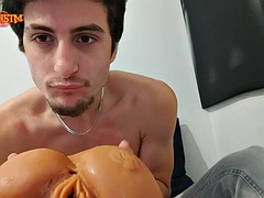 Grosser schwanz, Spermaladung, Schwul, Hardcore, Masturbation, Solo, Spielzeuge, Türkisch