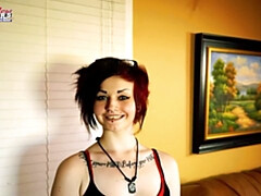 18, 素人, デカパイ, 黒人, 茶髪の, 共学, オナニー, バイブレーター