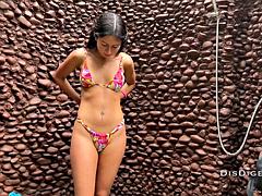 美女, ビーチ, 茶髪の, イく瞬間, ハードコア, Hd, 公共, 現実
