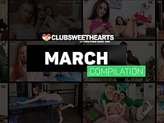 18 años, Culo grande, Verga grande, Mamada, Compilación, Tetas naturales, Adolescente, Tetas