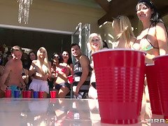 Spring break orgy party