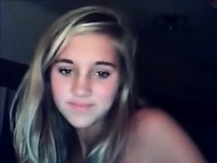 Rubia, Solo, Adolescente, Tetas, Camara web