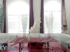 Cul, Lécher le cul, Gros cul, Brunette brune, Doigter, Léchez, Massage, Jouets